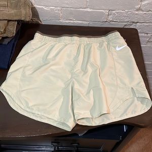 Nike Running Shorts With Side Zipper Pocket. Women’s Size Small. Pastel Green